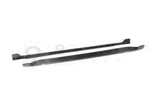 Load image into Gallery viewer, CARBON FIBER SIDE SKIRT EXTENSIONS (FORD MUSTANG ECOBOOST & GT 2018-2023)