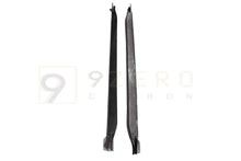 Load image into Gallery viewer, CARBON FIBER SIDE SKIRT EXTENSIONS (FORD MUSTANG ECOBOOST & GT 2018-2023)