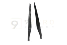 Load image into Gallery viewer, CARBON FIBER SIDE SKIRTS (FORD MUSTANG ECOBOOST & GT 2018-2023)