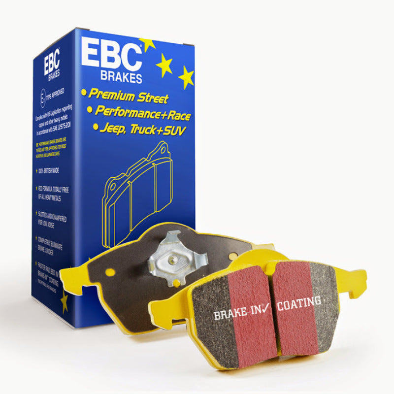 EBC YELLOWSTUFF FRONT BRAKE PADS (ECOBOOST MUSTANG 2015-2023)