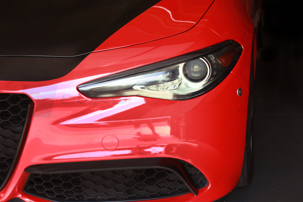 CARBON FIBER EYELIDS (ALFA ROMEO GIULIA 2.0L & GIULIA 2.9L QV)