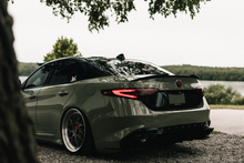 Load image into Gallery viewer, CARBON FIBER REAR SPOILERS (OEM/QV STYLE - SPORTY - DUCKBILL) (ALFA ROMEO GIULIA 2.0L & 2.9L QV)