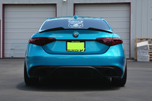 Load image into Gallery viewer, CARBON FIBER REAR SPOILERS (OEM/QV STYLE - SPORTY - DUCKBILL) (ALFA ROMEO GIULIA 2.0L & 2.9L QV)