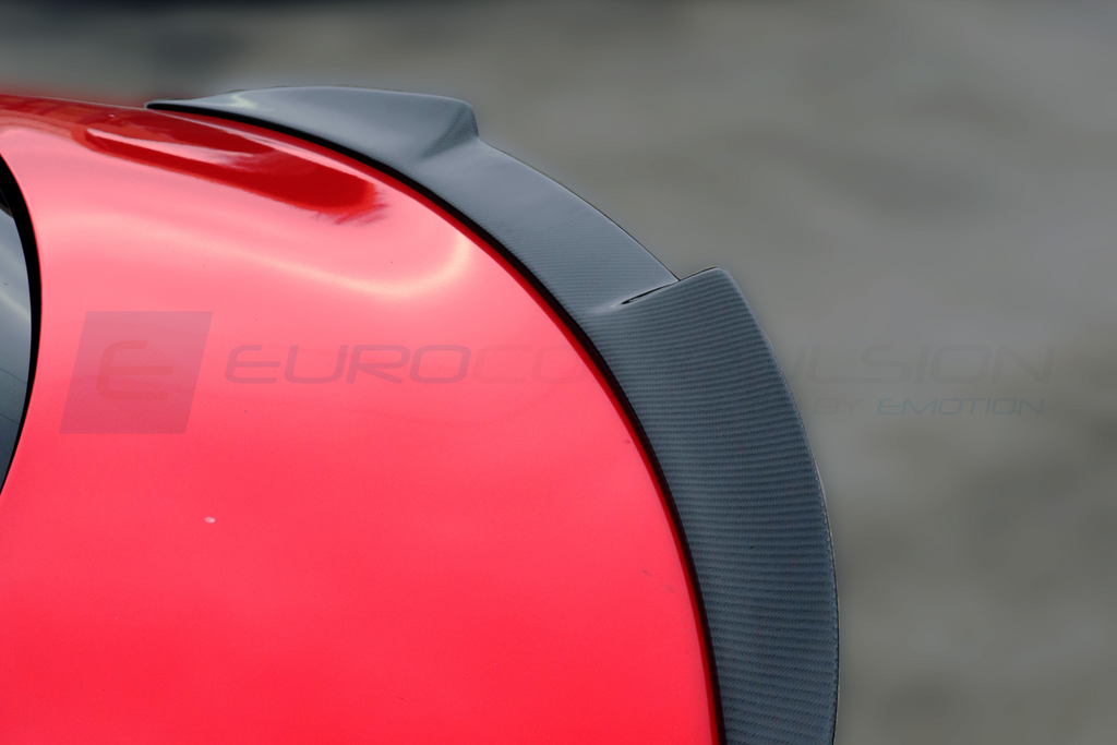 CARBON FIBER REAR SPOILERS (OEM/QV STYLE - SPORTY - DUCKBILL) (ALFA ROMEO GIULIA 2.0L & 2.9L QV)