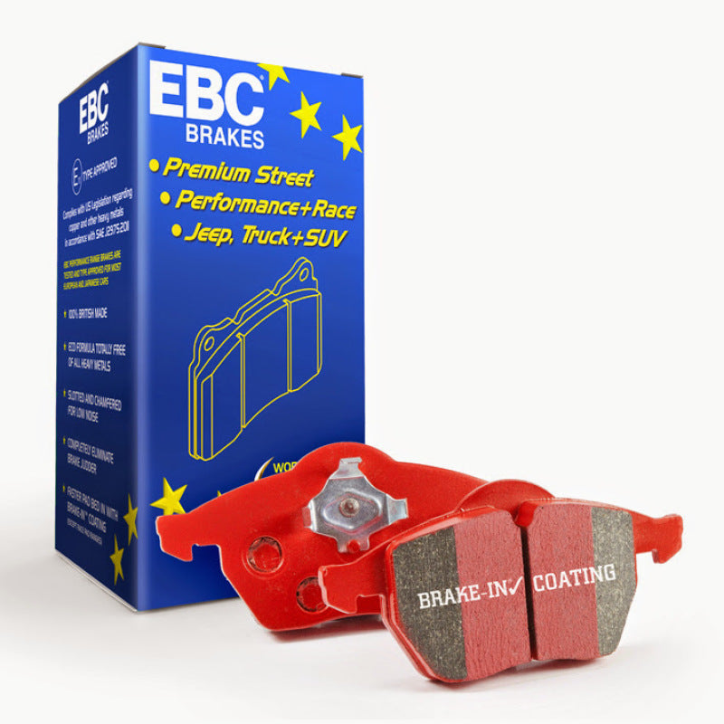 EBC REDSTUFF FRONT BRAKE PADS (ECOBOOST MUSTANG 2015-2023)