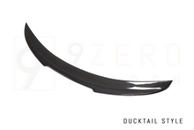 Load image into Gallery viewer, CARBON FIBER REAR SPOILERS (OEM/QV STYLE - SPORTY - DUCKBILL) (ALFA ROMEO GIULIA 2.0L & 2.9L QV)