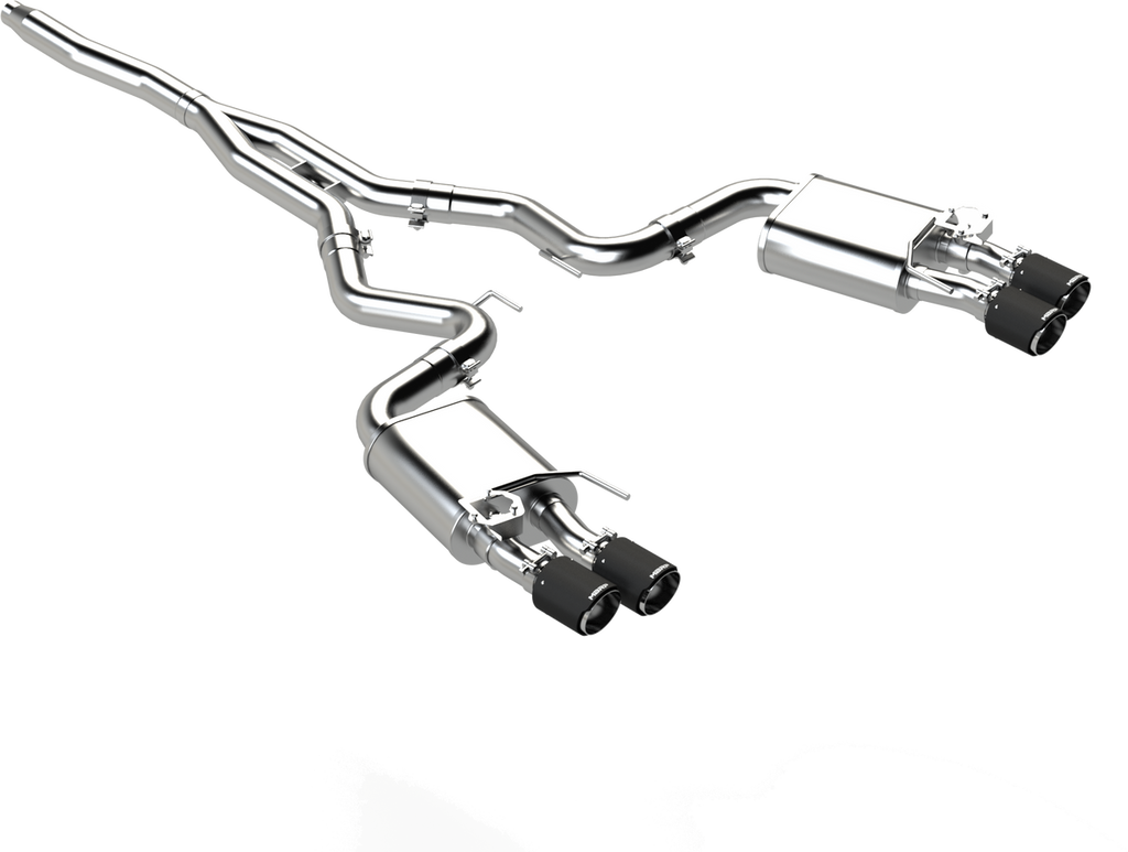 MBRP 3 INCH T304 CAT BACK EXHAUST WITH CARBON FIBER TIPS (ECOBOOST MUSTANG 2015-2023)