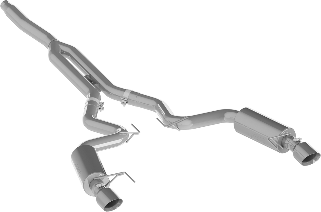 MBRP 3 INCH ALUMINIZED STEEL CAT BACK EXHAUST (ECOBOOST MUSTANG 2015-2023)