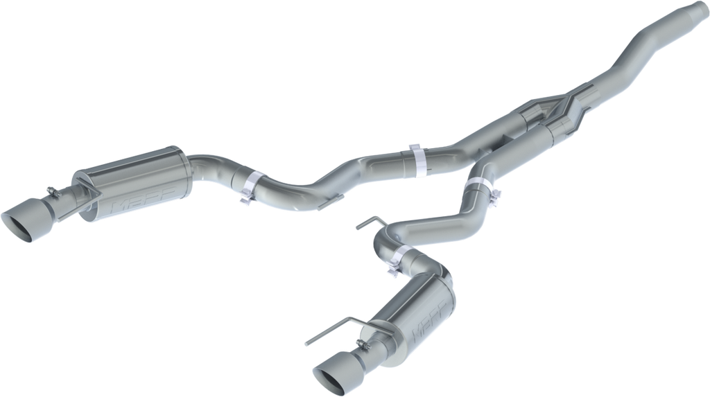 MBRP 3 INCH T409 STAINLESS STEEL CAT BACK EXHAUST (ECOBOOST MUSTANG 2015-2023)