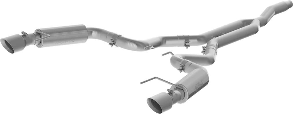 MBRP 3 INCH ALUMINIZED STEEL CAT BACK EXHAUST (ECOBOOST MUSTANG 2015-2023)