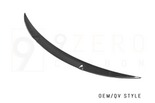 Load image into Gallery viewer, CARBON FIBER REAR SPOILERS (OEM/QV STYLE - SPORTY - DUCKBILL) (ALFA ROMEO GIULIA 2.0L & 2.9L QV)