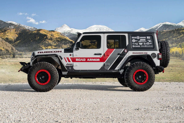 ROAD ARMOR - Stealth Front Winch Bumper Sheetmetal Bar Guard Mid