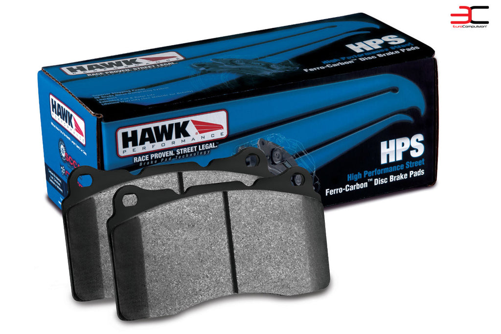 HAWK HIGH PERFORMANCE STREET (HPS) FRONT BRAKE PAD SET (FIAT 124 ABARTH/BREMBO) - EUROCOMPULSION