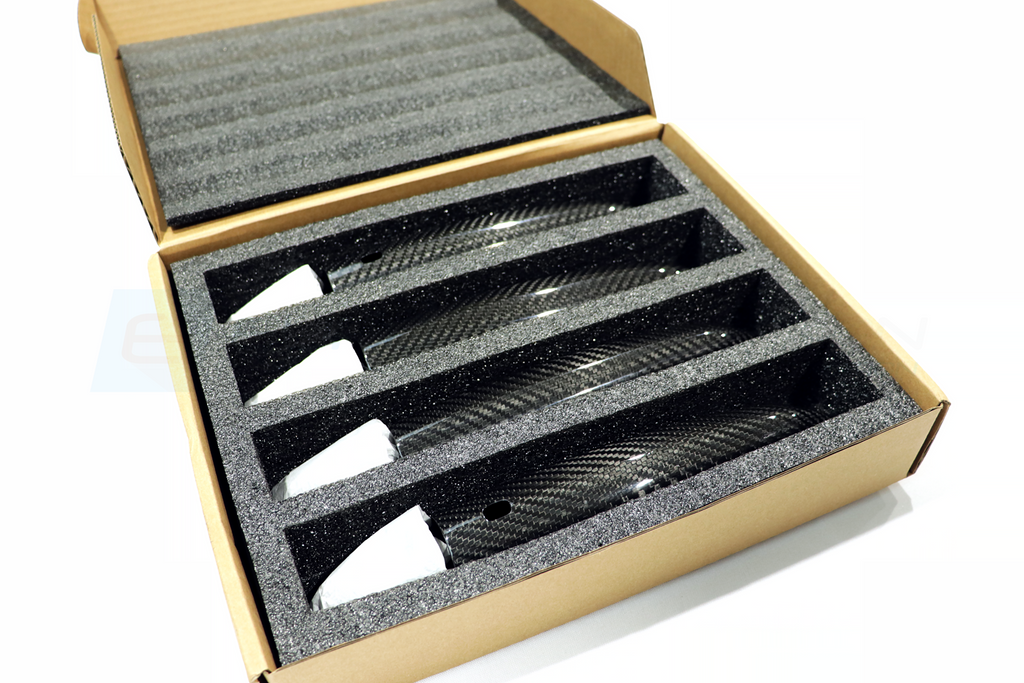 CARBON FIBER DOOR HANDLE COVERS (ALFA ROMEO GIULIA/STELVIO 2.0L & 2.9L QV)