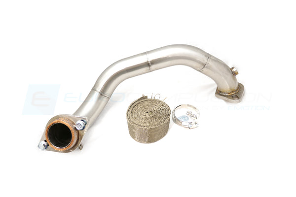 2.25" ID 304 Stainless Steel 2-Bolt Slotted Exhaust Flange - 1/2" Thick Universal