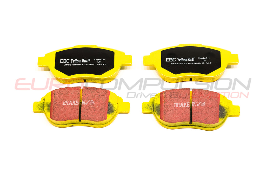 EBC YELLOW FRONT BRAKE PADS (ABARTH/500T) - EUROCOMPULSION