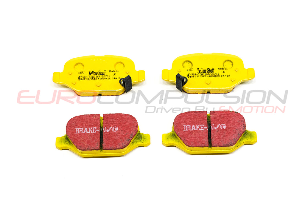 EBC YELLOW REAR BRAKE PADS (FIAT 124 SPIDER/ABARTH)