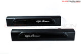 GENUINE ALFA ROMEO CARBON FIBER LIGHTED DOOR SILL (ALFA ROMEO GIULIA 2.0L & 2.9L QV)