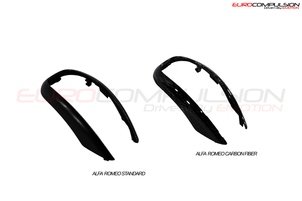 GENUINE ALFA ROMEO CARBON FIBER SHIFTER TRIM (ALFA ROMEO STELVIO 2.0L & 2.9L) - EUROCOMPULSION