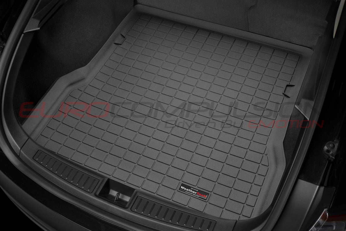 Semi-Custom Fit Trunk Cargo Mat For Alfa Romeo Stelvio 2018-2025 – OMAC Black Rubber Liner