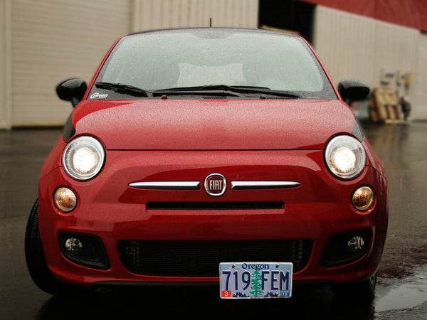 Fiat 500 license plate frame deals