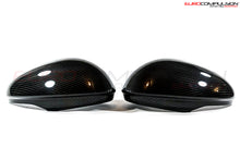 Load image into Gallery viewer, GENUINE ALFA ROMEO CARBON FIBER MIRROR CAPS (ALFA ROMEO GIULIA) - EUROCOMPULSION