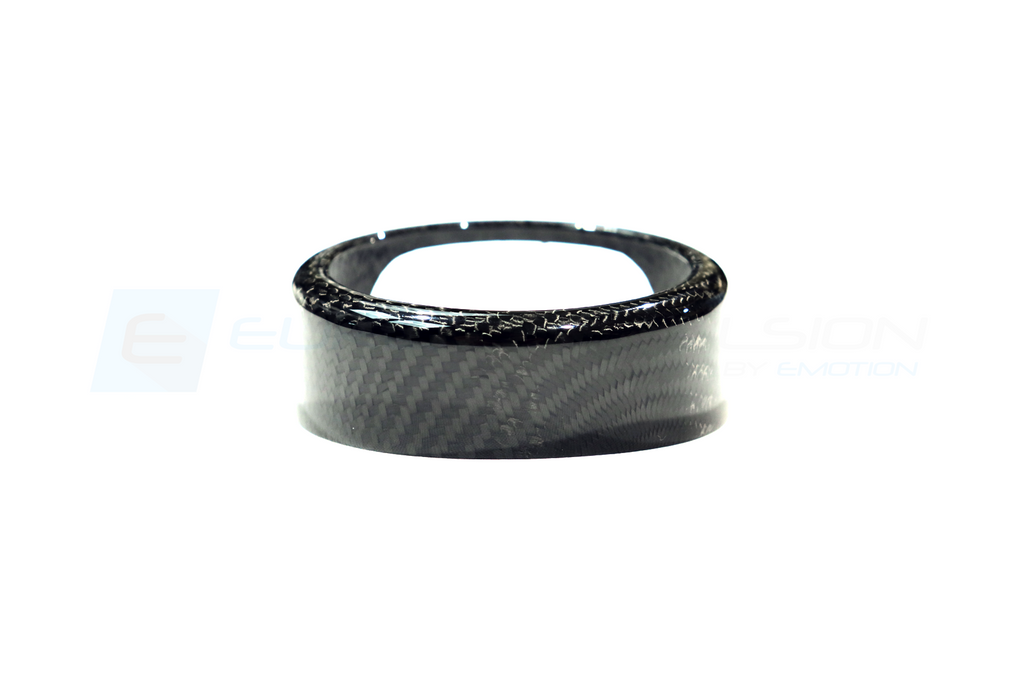 CARBON FIBER ALFA ROMEO FRONT EMBLEM COVER (ALFA ROMEO GIULIA 2.0L & GIULIA 2.9L QV)