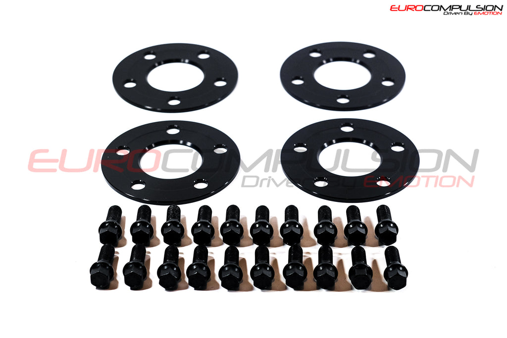 OTIS LA BLACK WHEEL SPACER KIT 5MM/5MM (ALFA ROMEO GIULIA 2.9L) - EUROCOMPULSION