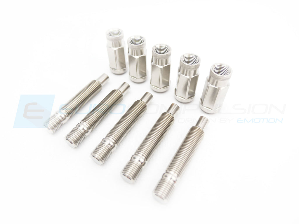TITANIUM WHEEL STUD CONVERSION KIT (ALFA ROMEO GIULIA/STELVIO 2.0L & 2.9L QV)