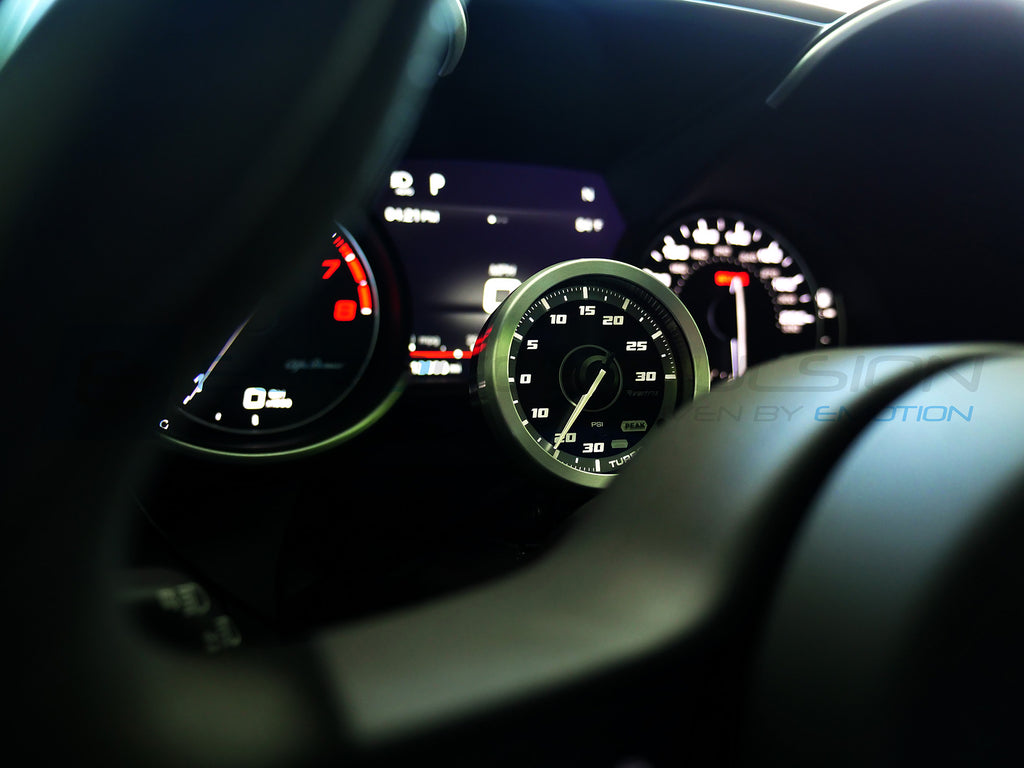 BOOST GAUGE - 30PSI PLUG-&-PLAY (ALFA ROMEO GIULIA/STELVIO 2.9L QV)