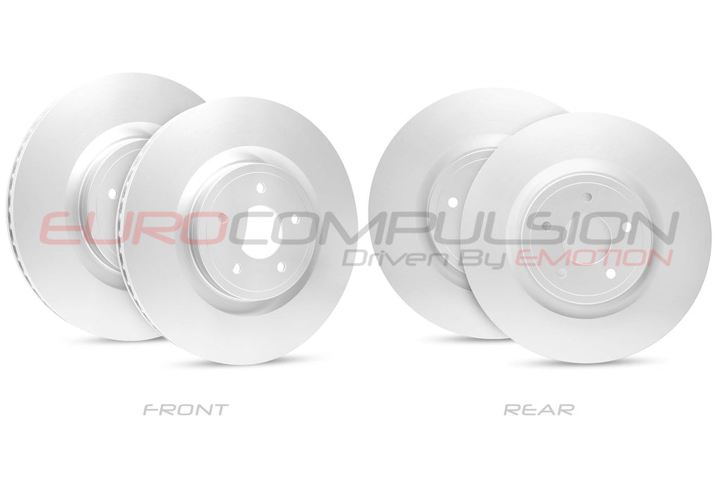 CARBON GEOMET OEM STYLE PLAIN FACE BRAKE ROTOR SETS (ALFA ROMEO GIULIA/STELVIO 2.0L)