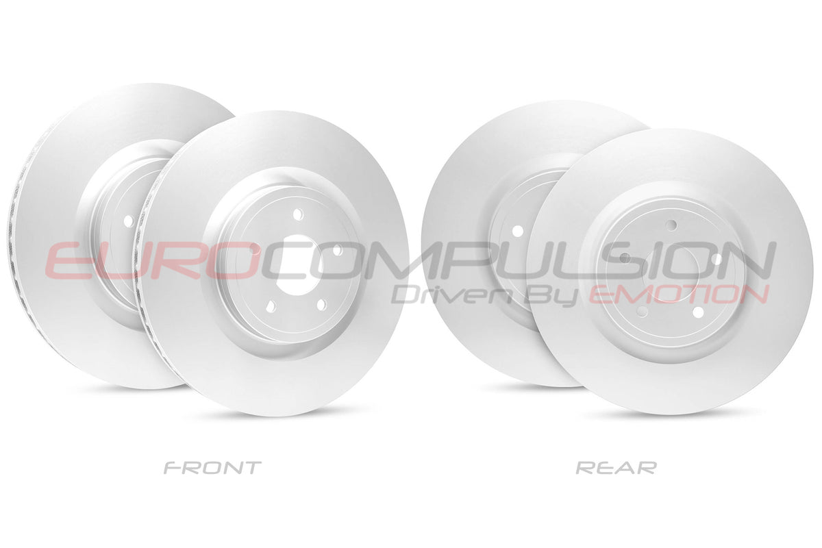 CARBON GEOMET OEM STYLE PLAIN FACE BRAKE ROTOR SETS (ALFA ROMEO GIULIA