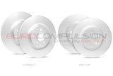 CARBON GEOMET OEM STYLE PLAIN FACE BRAKE ROTOR SETS (ALFA ROMEO GIULIA/STELVIO 2.0L)