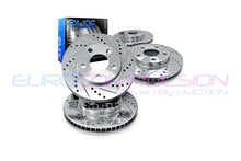 Load image into Gallery viewer, eLINE X-DRILLED &amp; SLOTTED BRAKE ROTOR SETS (FIAT 500T/500 ABARTH)