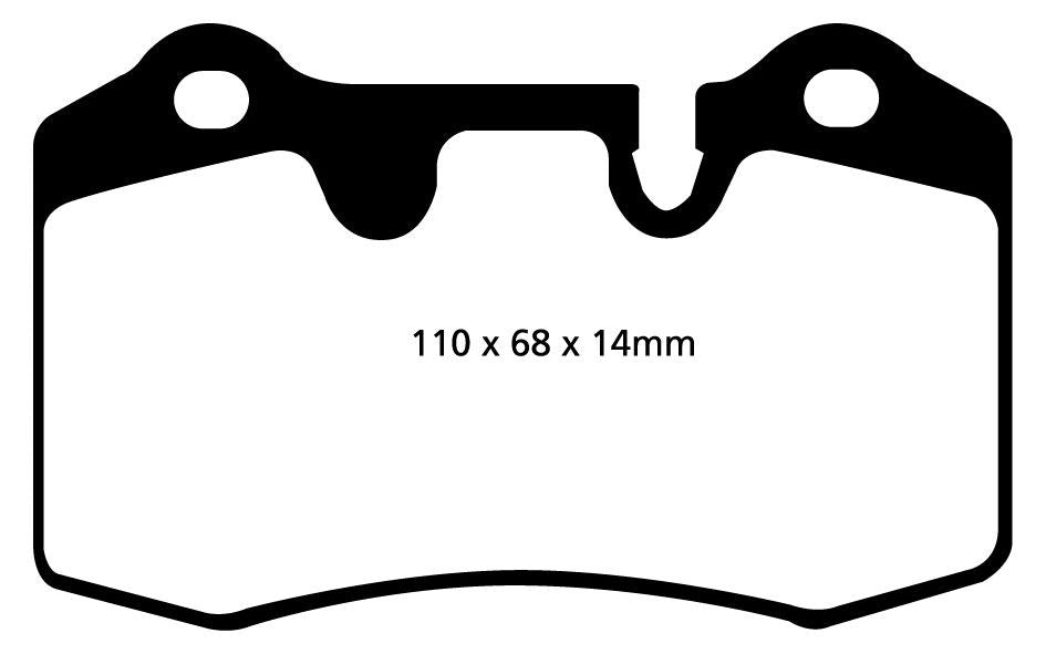 BODY CODE MASTER STRETCH レッド EBC RED STUFF REAR BRAKE PADS (MASERATI GRANTURISMO) – EUROCOMPULSION