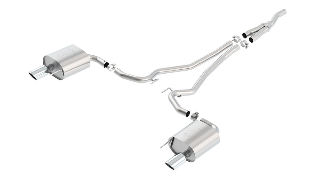 BORLA ATAK CAT BACK EXHAUST (FORD MUSTANG 2.3L ECOBOOST 2015-2023)
