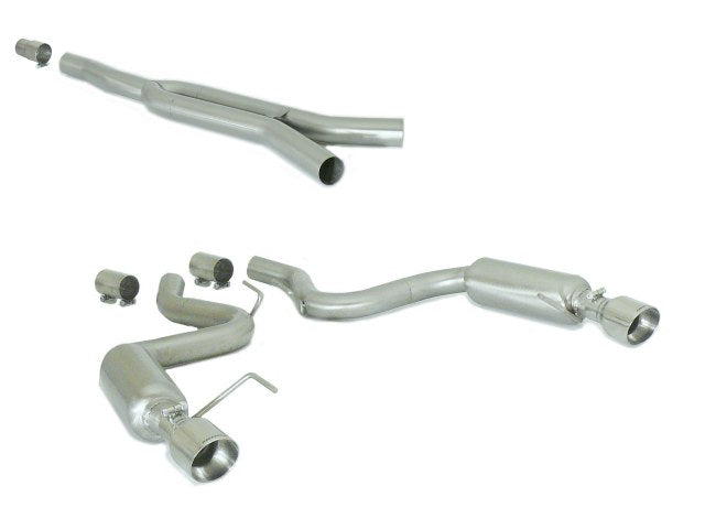 RAGAZZON STAINLESS STEEL CAT-BACK SYSTEMS (ECOBOOST MUSTANG 2015-2023)