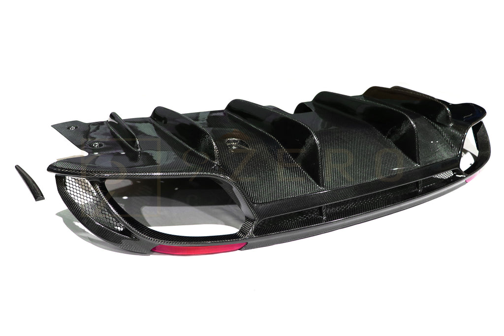 CARBON FIBER REAR DIFFUSER "QV STYLE" (ALFA ROMEO GIULIA 2.0L SPORT)