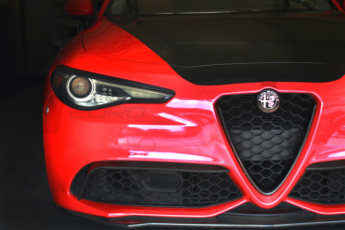 CARBON FIBER EYELIDS (ALFA ROMEO GIULIA 2.0L & GIULIA 2.9L QV ...