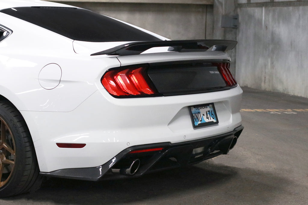 CARBON FIBER SPOILER (S4) (FORD MUSTANG ECOBOOST & GT 2018-2023)