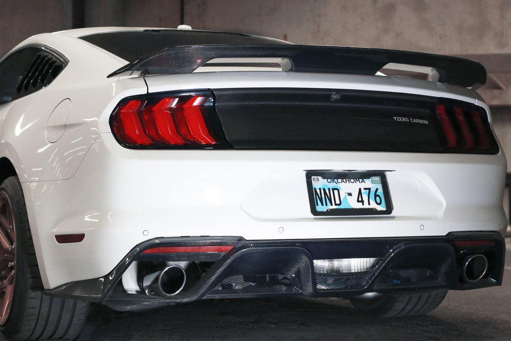 CARBON FIBER SPOILER (S4) (FORD MUSTANG ECOBOOST & GT 2018-2023)