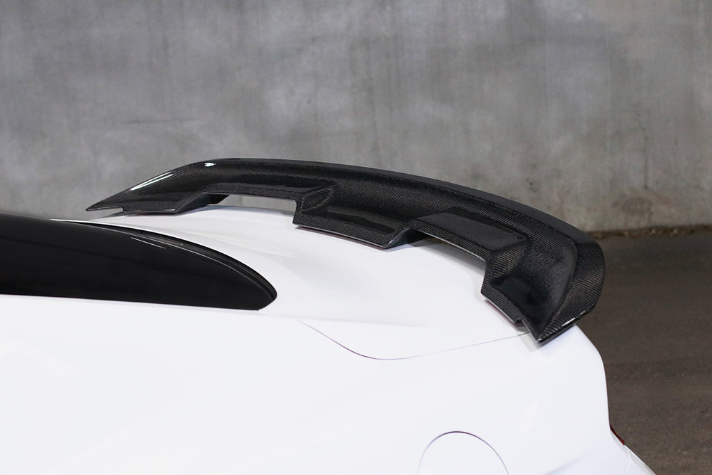 CARBON FIBER SPOILER (S4) (FORD MUSTANG ECOBOOST & GT 2018-2023)