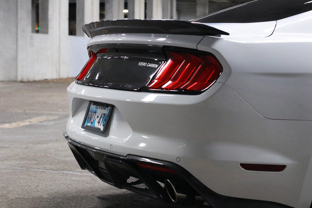 CARBON FIBER SPOILER (S6) (FORD MUSTANG ECOBOOST & GT 2018-2023)