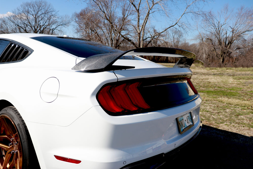 CARBON FIBER SPOILER (S2) (FORD MUSTANG ECOBOOST & GT 2018-2023)