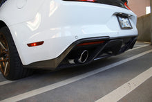 Load image into Gallery viewer, CARBON FIBER REAR DIFFUSER QUAD/DUAL EXIT EXHAUST (FORD MUSTANG ECOBOOST 2018-2023)