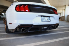 Load image into Gallery viewer, CARBON FIBER REAR DIFFUSER QUAD/DUAL EXIT EXHAUST (FORD MUSTANG ECOBOOST 2018-2023)