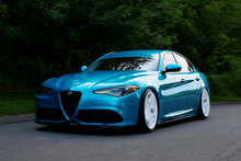 Load image into Gallery viewer, CARBON FIBER &quot;FLAT STYLE&quot; SIDE SKIRT EXTENSION (ALFA ROMEO GIULIA 2.0L)