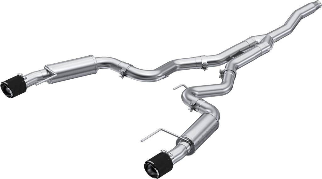 MBRP 3 INCH T304 CAT BACK EXHAUST WITH CARBON FIBER TIPS (ECOBOOST MUSTANG 2015-2023)
