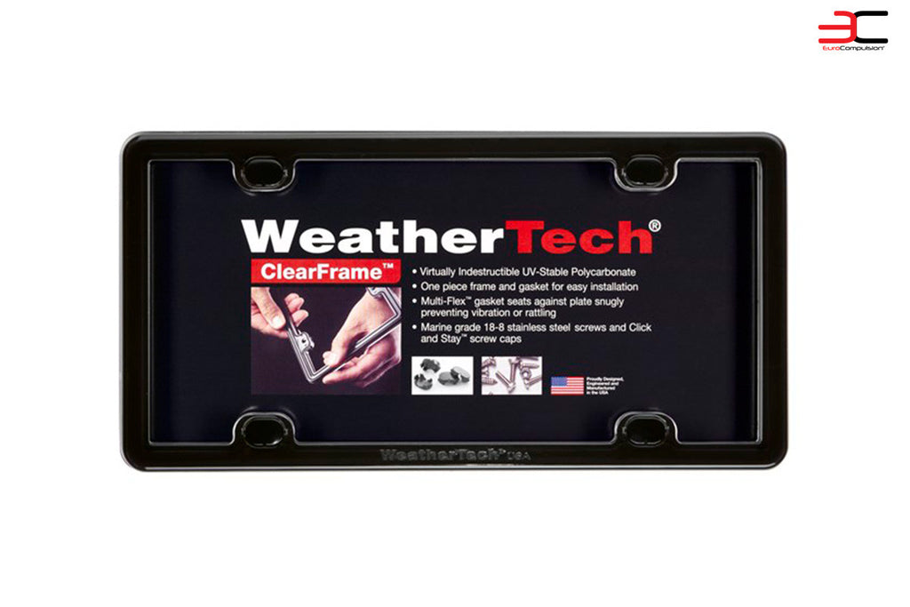 WEATHERTECH CLEAR COVER LICENSE PLATE FRAME - EUROCOMPULSION
