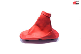 GENUINE ALFA ROMEO 4C RED LEATHER E-BRAKE BOOT - EUROCOMPULSION
